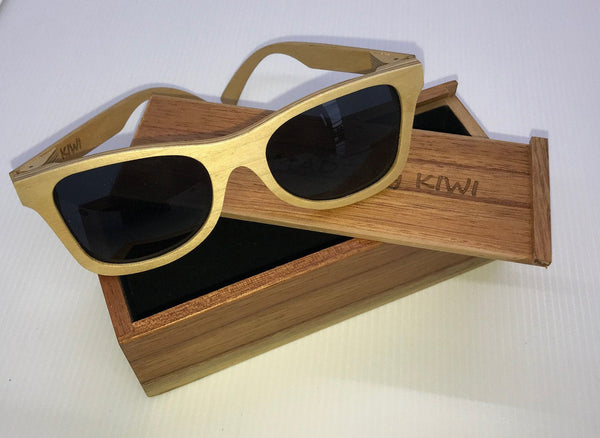 Unisex Sunglasses Made From Wood (Black Lens)