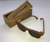 Unisex Sunglasses Made From Wood (Black Lens)