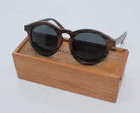 Lady Sunglasses Made From Wood (Black Lens)