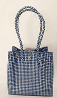 Bags from Recycled Plastic (Blue/White)