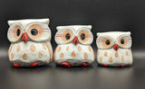 Owl set of 3 Small