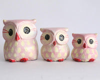 Owl set of 3 Small