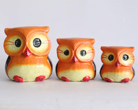 Owl set of 3 Small