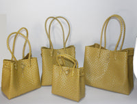 Bags from Recycled Plastic (Yellow / White)