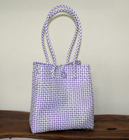 Bags from Recycled Plastic (Purple / White)