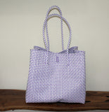 Bags from Recycled Plastic (Purple / White)