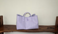 Bags from Recycled Plastic (Purple / White)