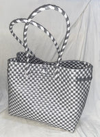 Bags from Recycled Plastic (White / Silver)