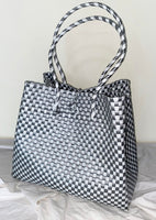 Bags from Recycled Plastic (White / Silver)