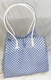 Bags from Recycled Plastic (Blue-White / White)