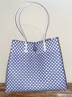 Bags from Recycled Plastic (Blue-White / White)