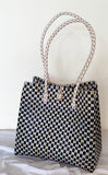 Bags from Recycled Plastic (Black / White-Gold)