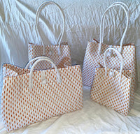 Bags from Recycled Plastic (White / Orange-White)