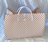 Bags from Recycled Plastic (White / Orange-White)