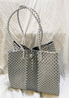 Bags from Recycled Plastic (Silver / White-Silver)