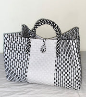 Bags from Recycled Plastic (Black-White / White)