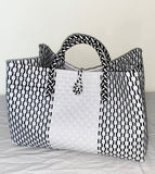 Bags from Recycled Plastic (Black-White / White)