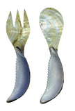 Shell Spoon and Fork