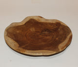 Natural Shape Plate (Teak)