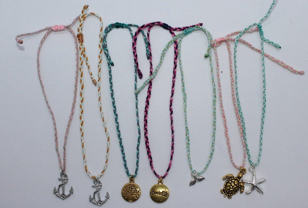 12 x Bracelet pack with Mix-Charm