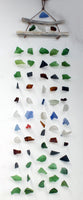 Beach glass wind chime 5 string