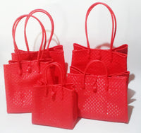 Bags from Recycled Plastic (Red)