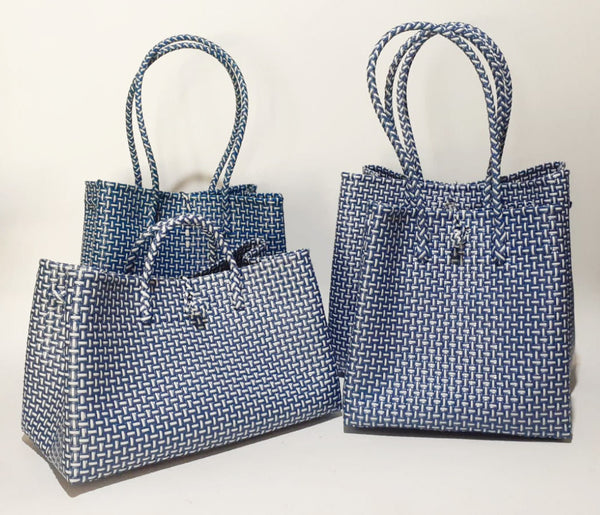 Bags from Recycled Plastic (Blue)