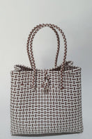 Bags from Recycled Plastic (White / Brown)