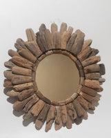 Round Mirror as Wall Decoration