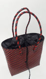 Bags from Recycled Plastic (Red / Black with Inner lining)