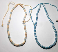 Neckless from Glass and Shell