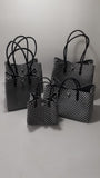 Bags from Recycled Plastic (Black / White-Black)