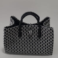 Bags from Recycled Plastic (Black / White-Black)