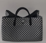 Bags from Recycled Plastic (Black / White-Black)