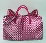 Bags from Recycled Plastic (White-Pink / Pink)