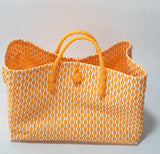 Bags from Recycled Plastic (White-Yellow / Yellow)