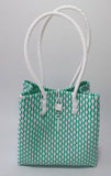 Bags from Recycled Plastic (PastelGreen-White / White)