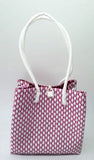 Bags from Recycled Plastic (Pink-White / White)