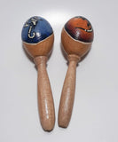 Wooden Egg Maracas with Stick