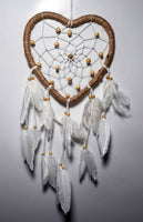 Dream Catcher Heart of Love (Beige)