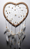 Dream Catcher Heart of Love (Beige)