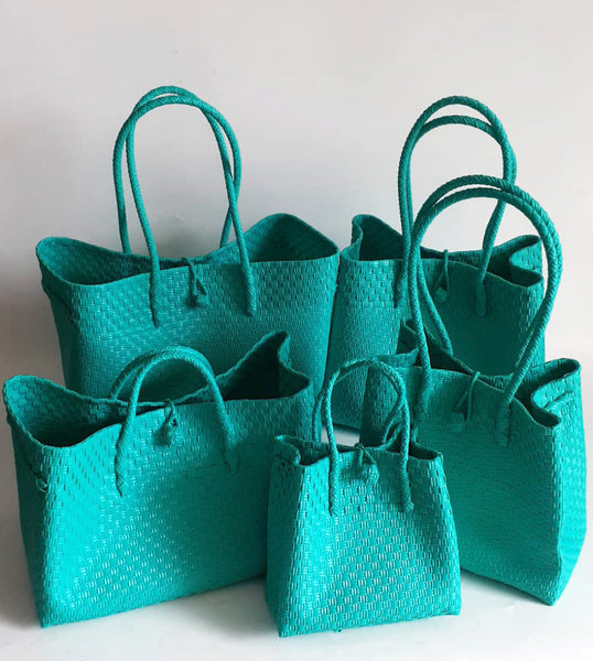 Bags from Recycled Plastic (PastelGreen)