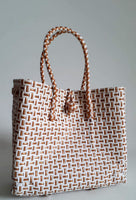 Bags from Recycled Plastic (White / Gold)