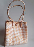 Bags from Recycled Plastic (White / Gold)