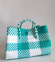 Bags from Recycled Plastic (Box PastelGreen / White)