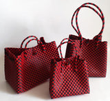 Bags from Recycled Plastic (Blodred / Black)