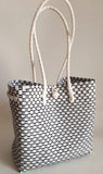 Bags from Recycled Plastic (White-Black / Black)