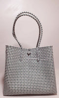 Bags from Recycled Plastic (White-Green)
