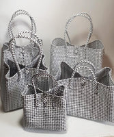 Bags from Recycled Plastic (White / Brown)