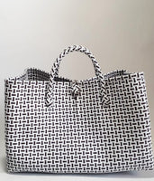 Bags from Recycled Plastic (White / Brown)